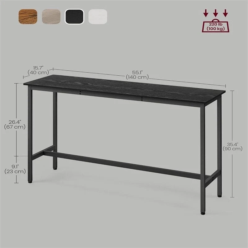 Narrow Long Bar Table