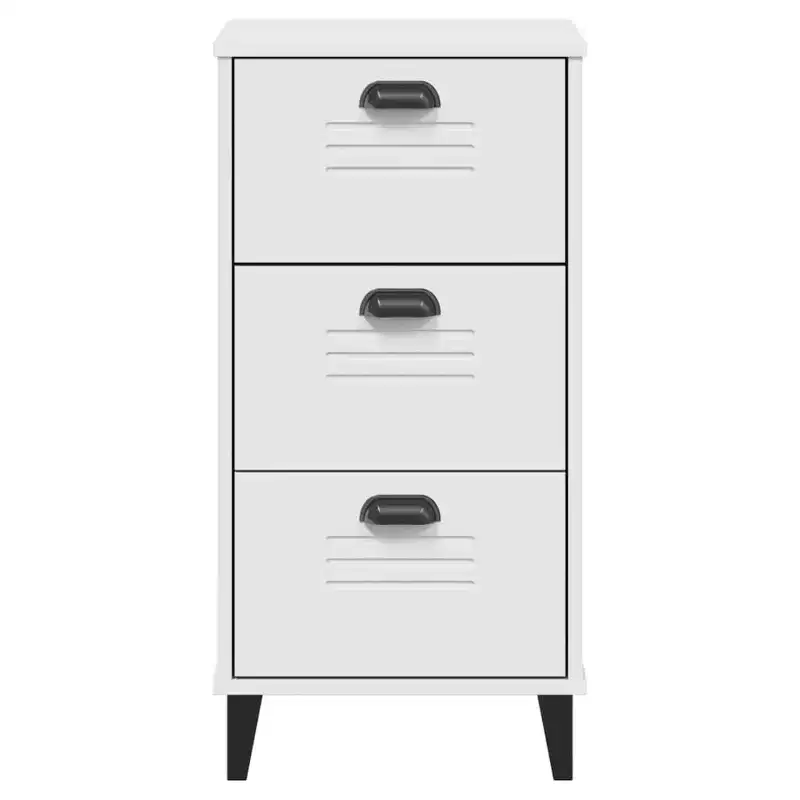 Bedside Cabinet Accent End Table Bedroom Furniture Solid Wood Pine
