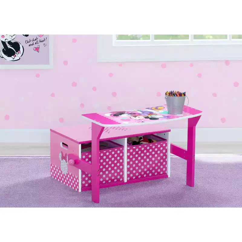 Kids 3-in-1 Activity Bench with Storage