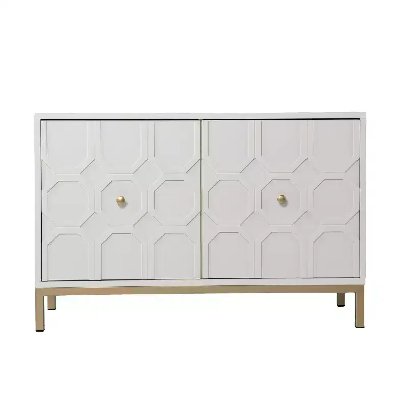 Gramdlynn Two-Door Accent Cabinet - White - SEI