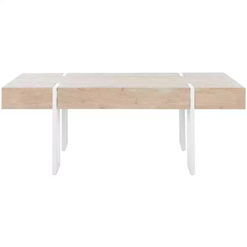 Aberton Coffee Table - COF7009A - Natural/White - Safavieh