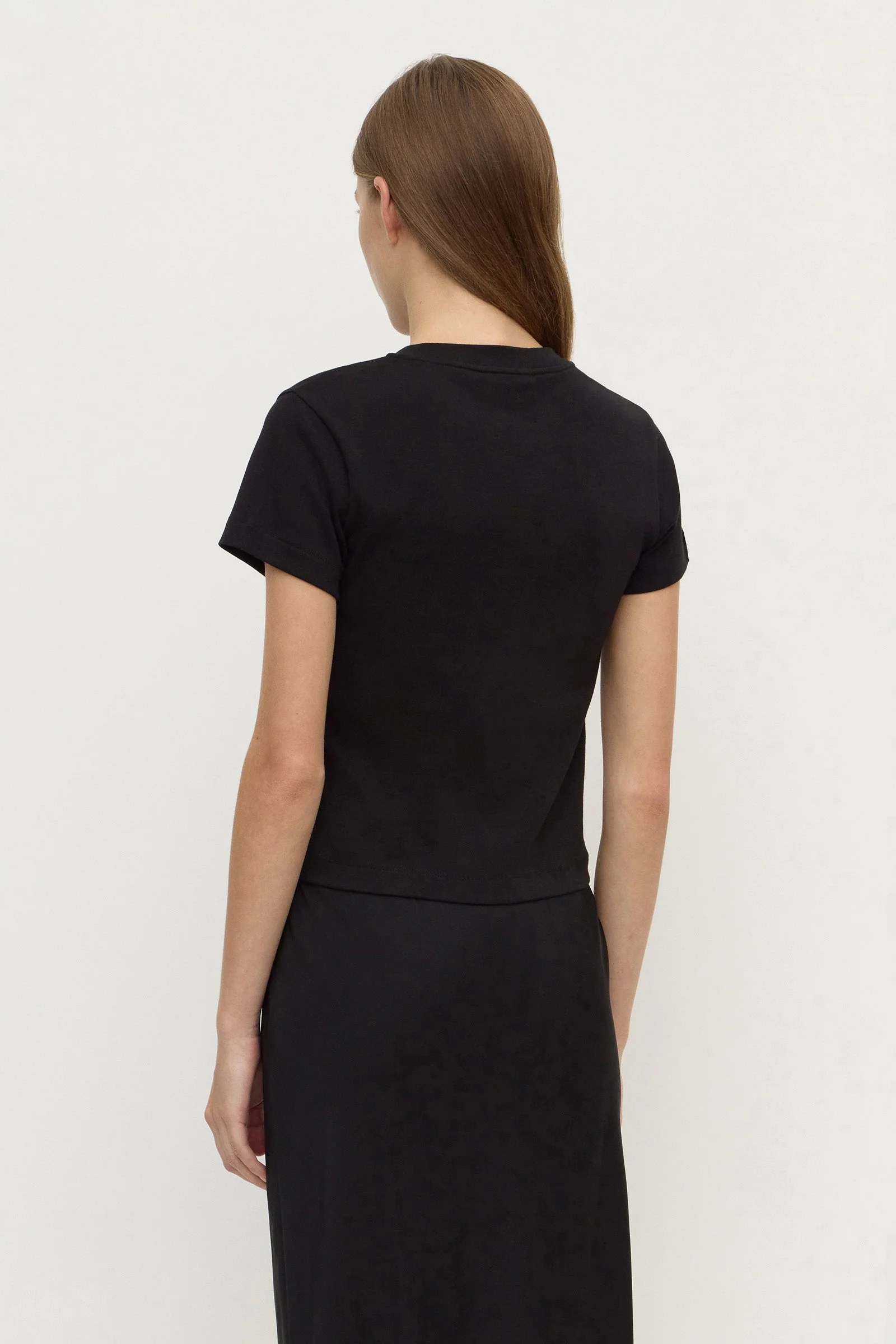 V Neck Cotton Tee