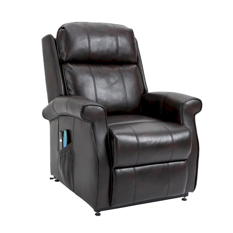 Faux Leather Elderly Power Lift Recliner Chair with Massage