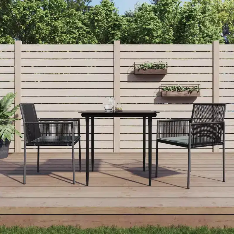 vidaXL Garden Chair Set of 6 PE rattan Standard Durable