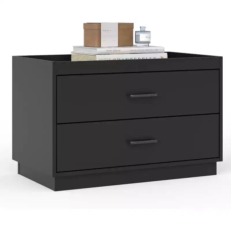 Stackable Storage Drawers, 28 Wide Storage Bins with 2 Drawers for Closet Organizers