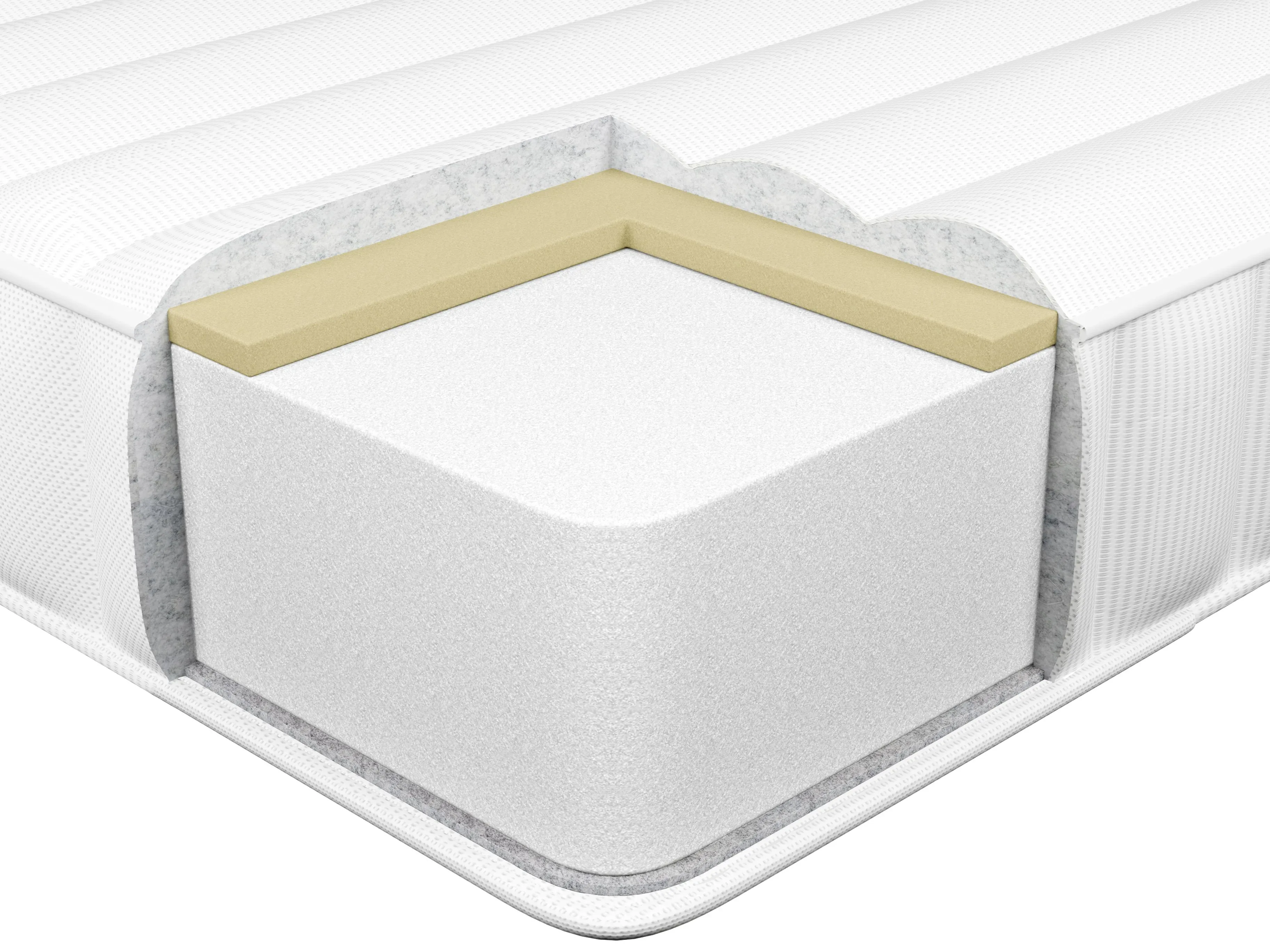 Materasso in Memory Foam Durezza media H2/3 120x200 cm