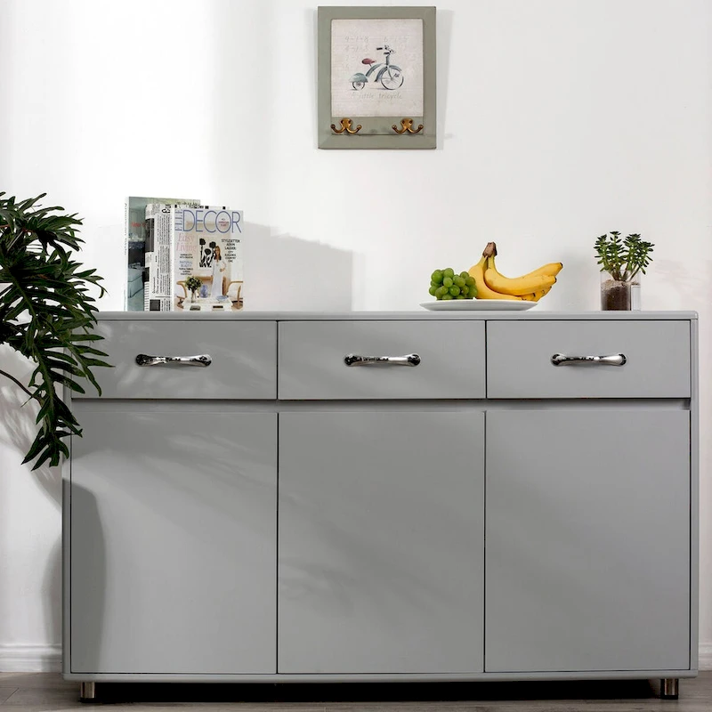 Three Doors Side Table for Dining Living Room Kitchen