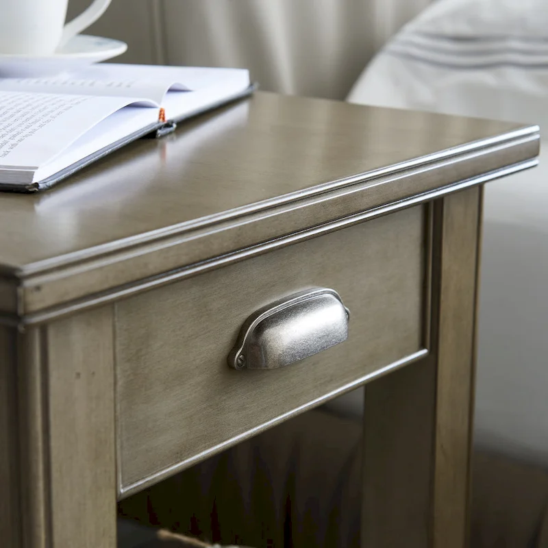 Leick Home Laurent One Drawer Swing Arm Lamp Side Table
