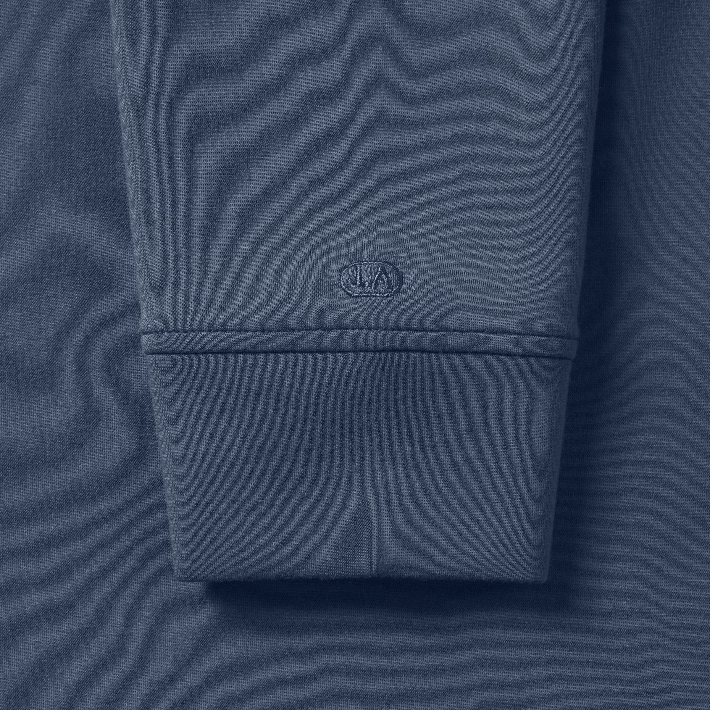 Relaxed Fit Hoodie - Tidal Blue
