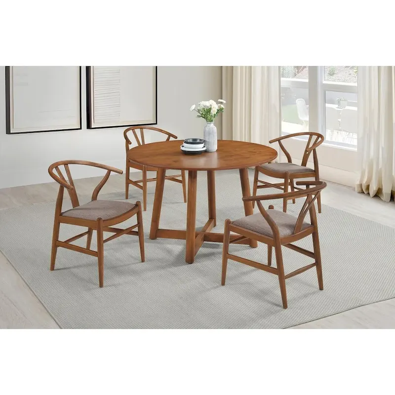 Guinea Walnut Solid Wood Dining Table