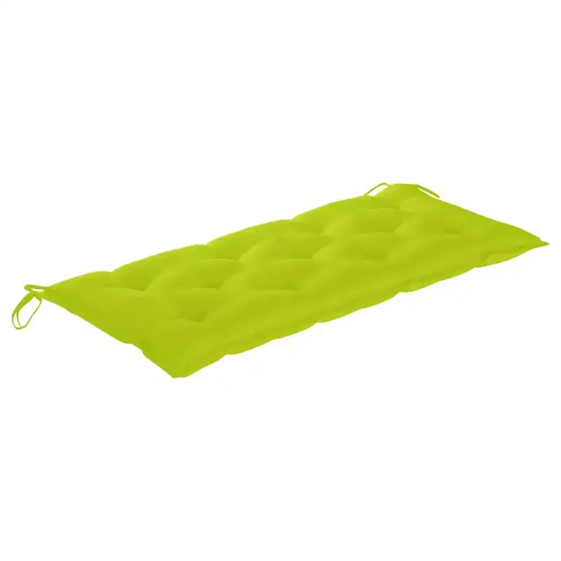 Patio Bench Bright Green Solid Acacia Wood 47.2 inches Durable