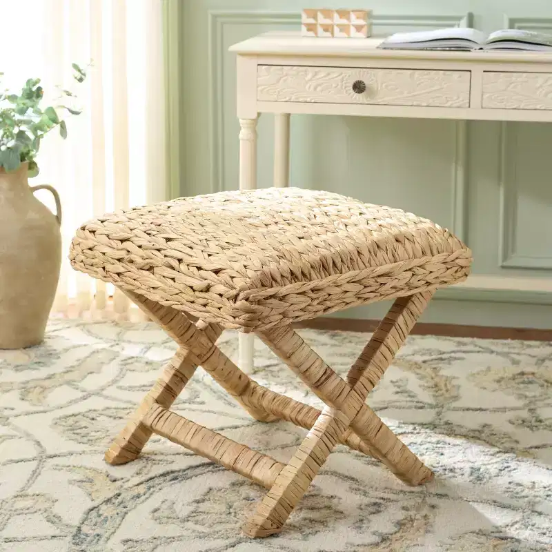 Posey Ottoman - OTT6502 - Natural - Safavieh