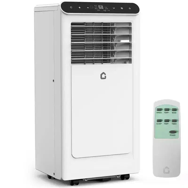 8,000 BTU Portable Air Conditioners, 3-in-1 Portable AC Unit Cools Up to 350 Sq.Ft, Conditioner with Fast Cooling/Energy Saving/24Hrs Timer