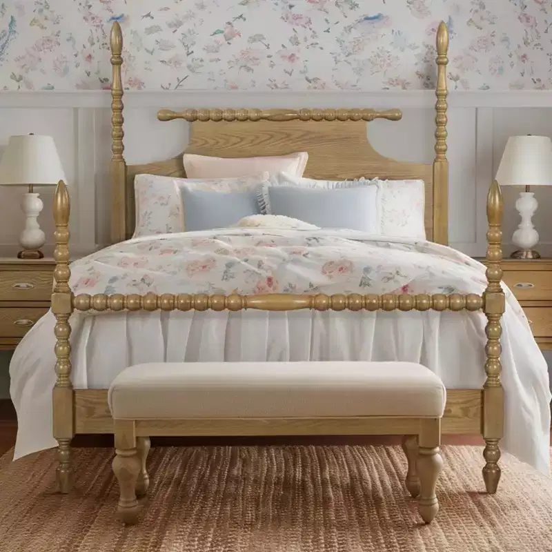 Christopher Knight Home Elainet Wood Queen Bed