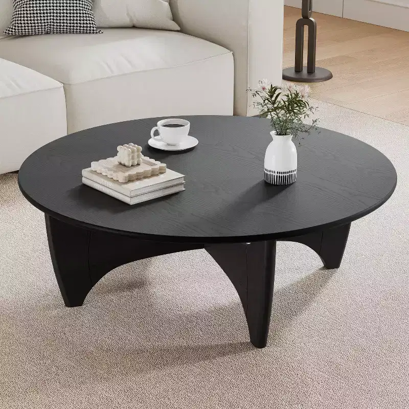 PexFix Round Solid Wood Coffee Table