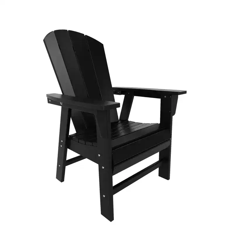 WestinTrends Outdoor Patio Adirondack Dining Chair Weather Resistant