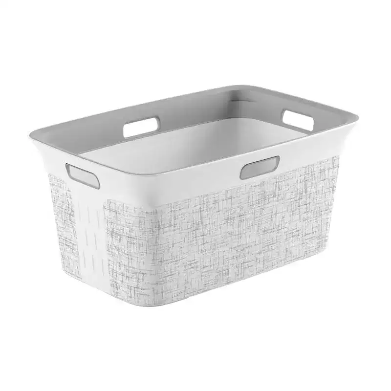 Laundry Basket Resin 23L x 15W x 11H White