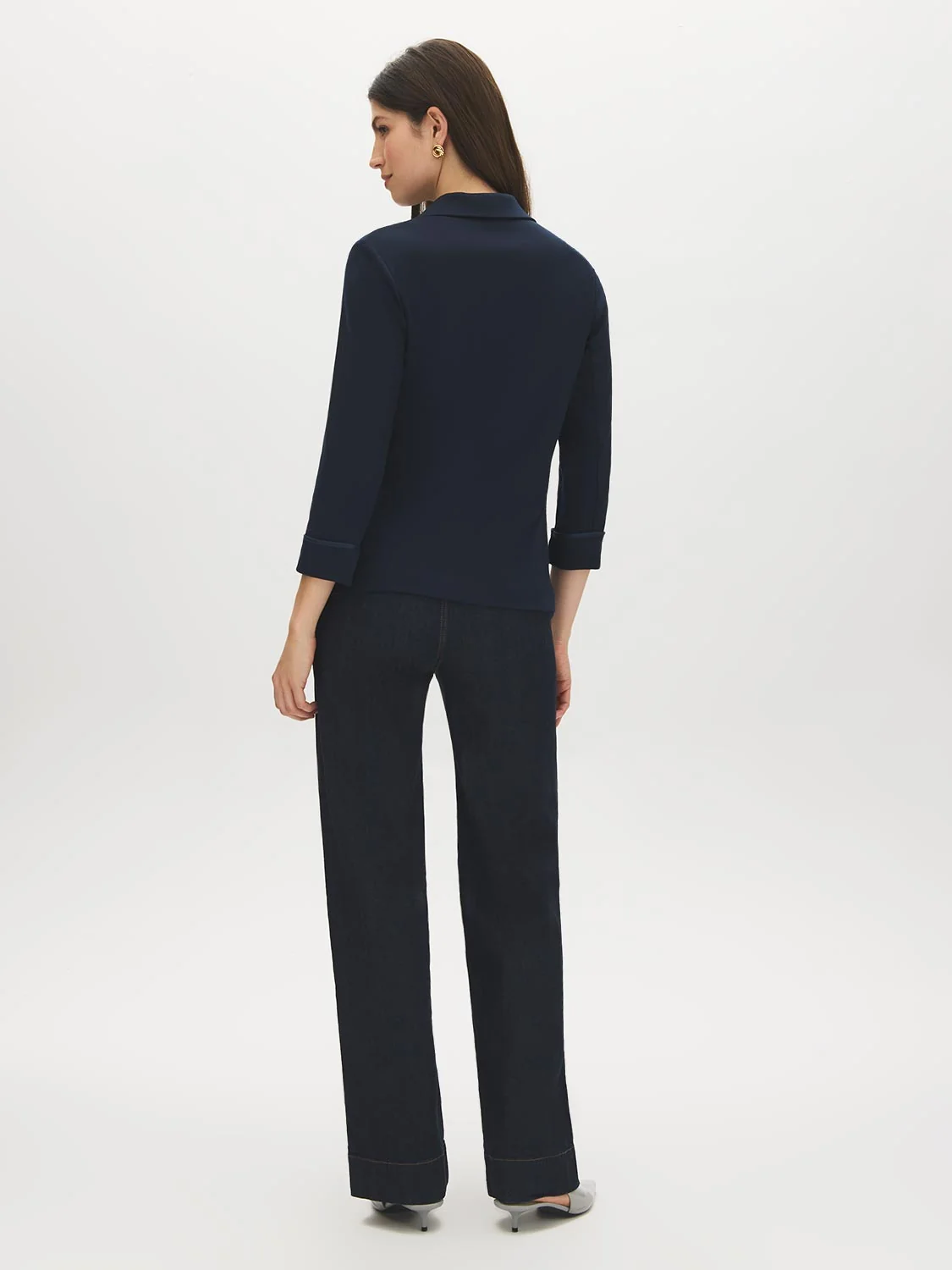 Cuffed Sleeve Blazer