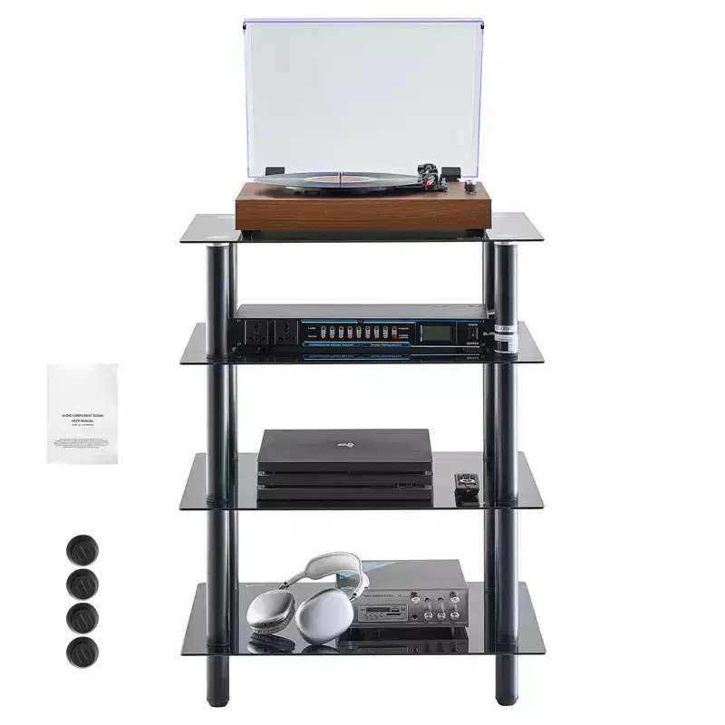 4-Tier AV Media Stand