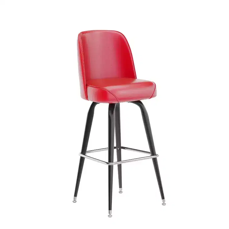 Flash Furniture Metal Barstool with Swivel Bucket Seat
