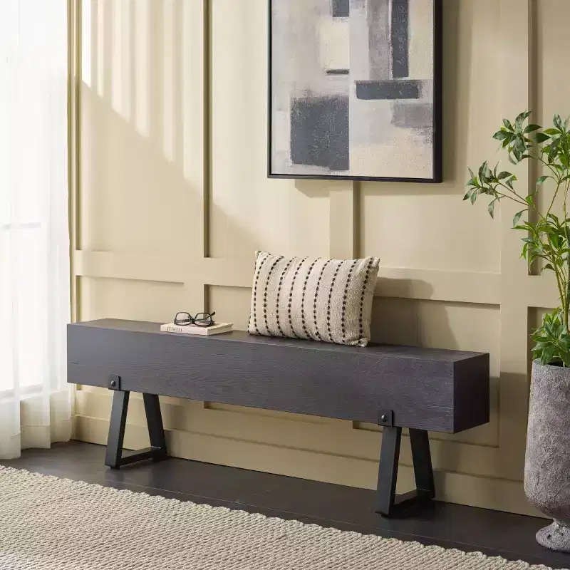 Portil Steel Leg Bench - SEI