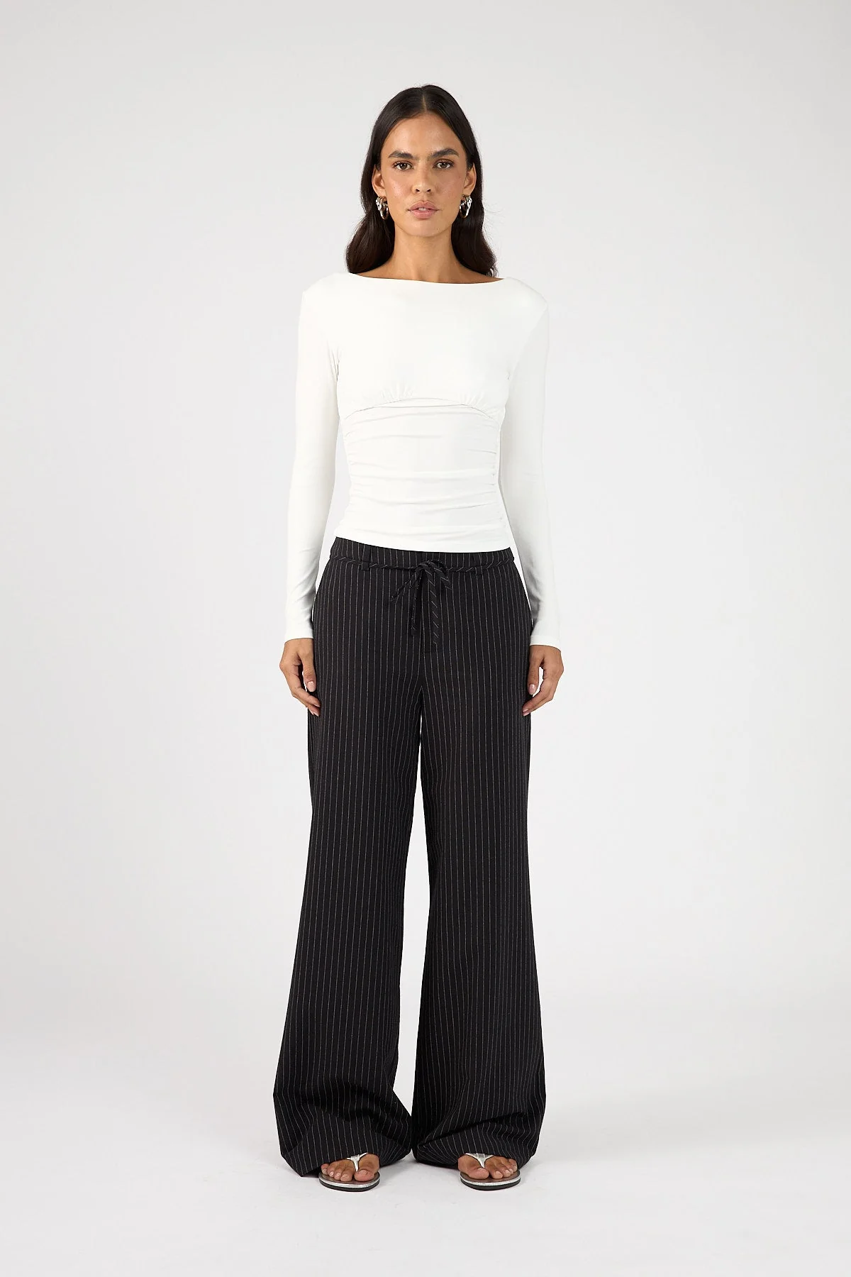 Mid Rise Pant Black