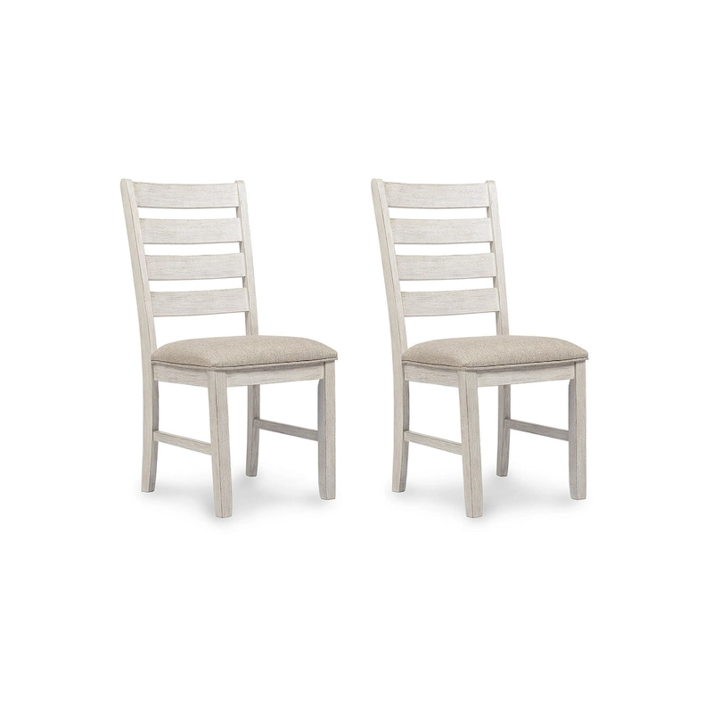 Signature Design by Ashley Skempton White / Light Brown 7-Piece Dining Package