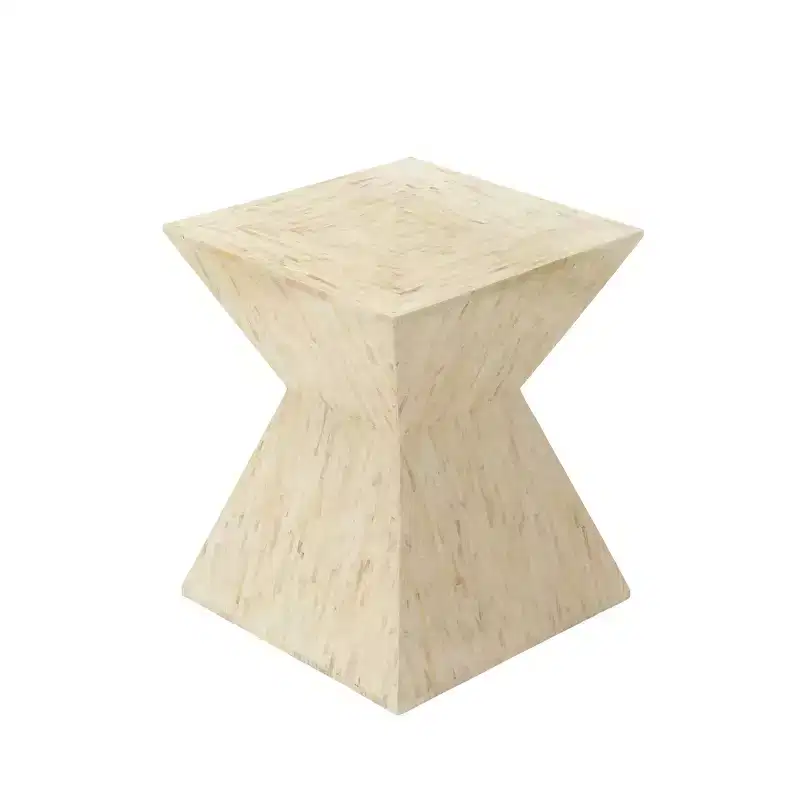 Contemporary Shell Inlaid Accent Table