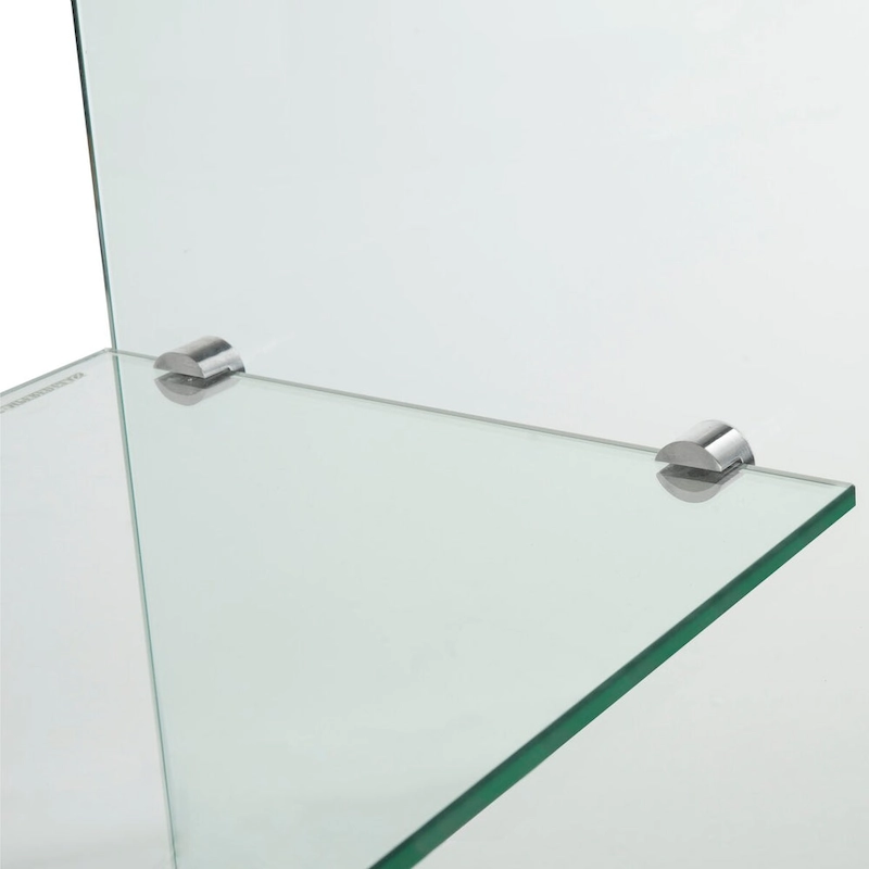 SAFAVIEH Hawa Clear Console Table - 43.3 x 13.8 x 29.5 - 43Wx14Dx30H