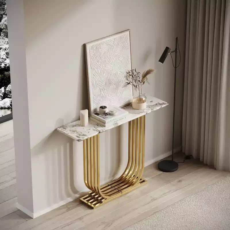 Modern Wood 43.3 Narrow Type Console Table