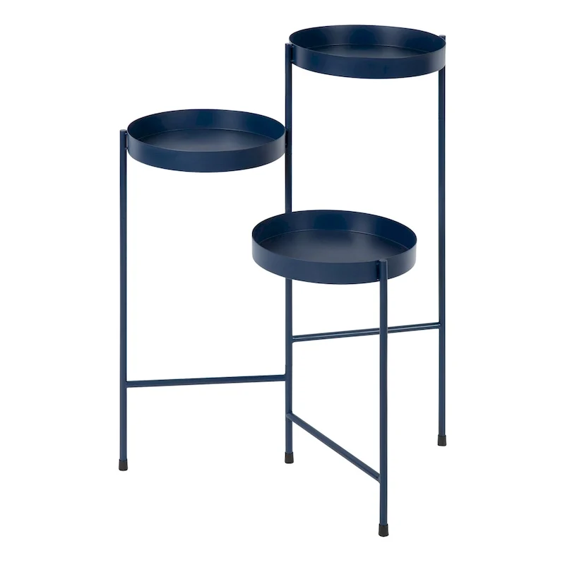Metal 3-tier Modern Plant Stand - 16x21x30