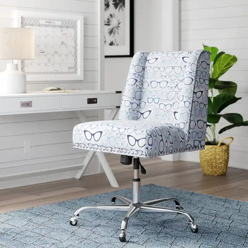 Optical Print Swivel Office Chair