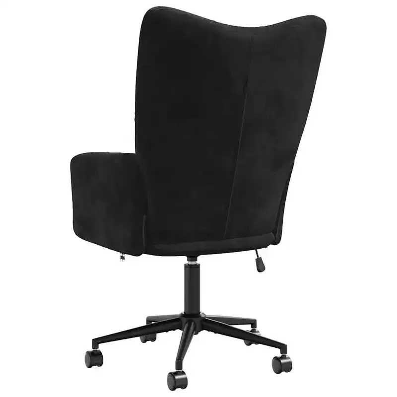 Relaxing Chair Light Gray Velvet