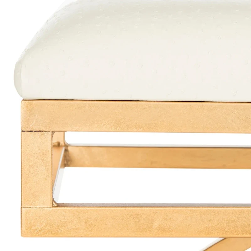 SAFAVIEH Belinda Modern Glam Arc Bench - 38 x 18 x 18.3 - 38Wx18Dx18H