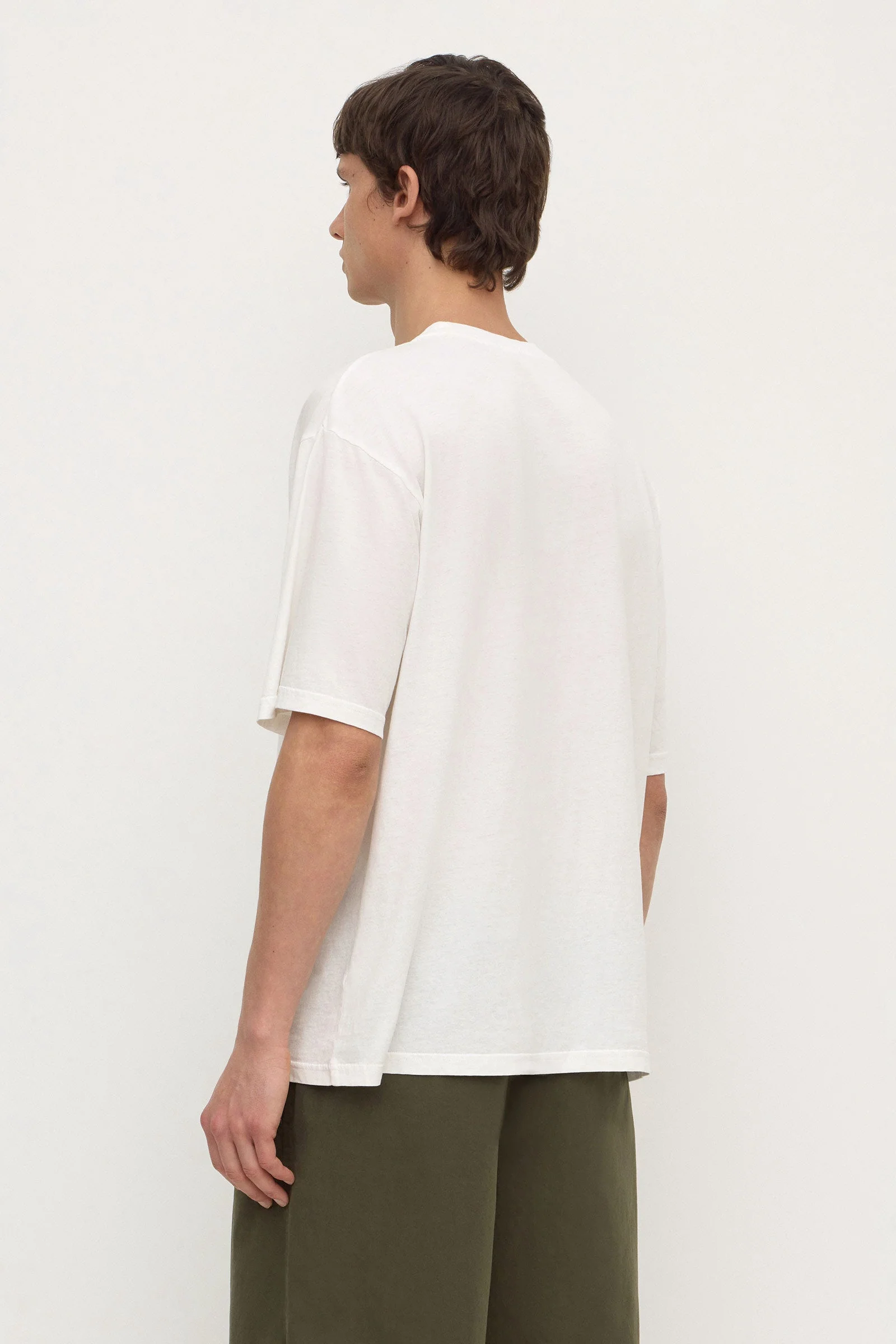 Antique White Cotton Hemp Tee