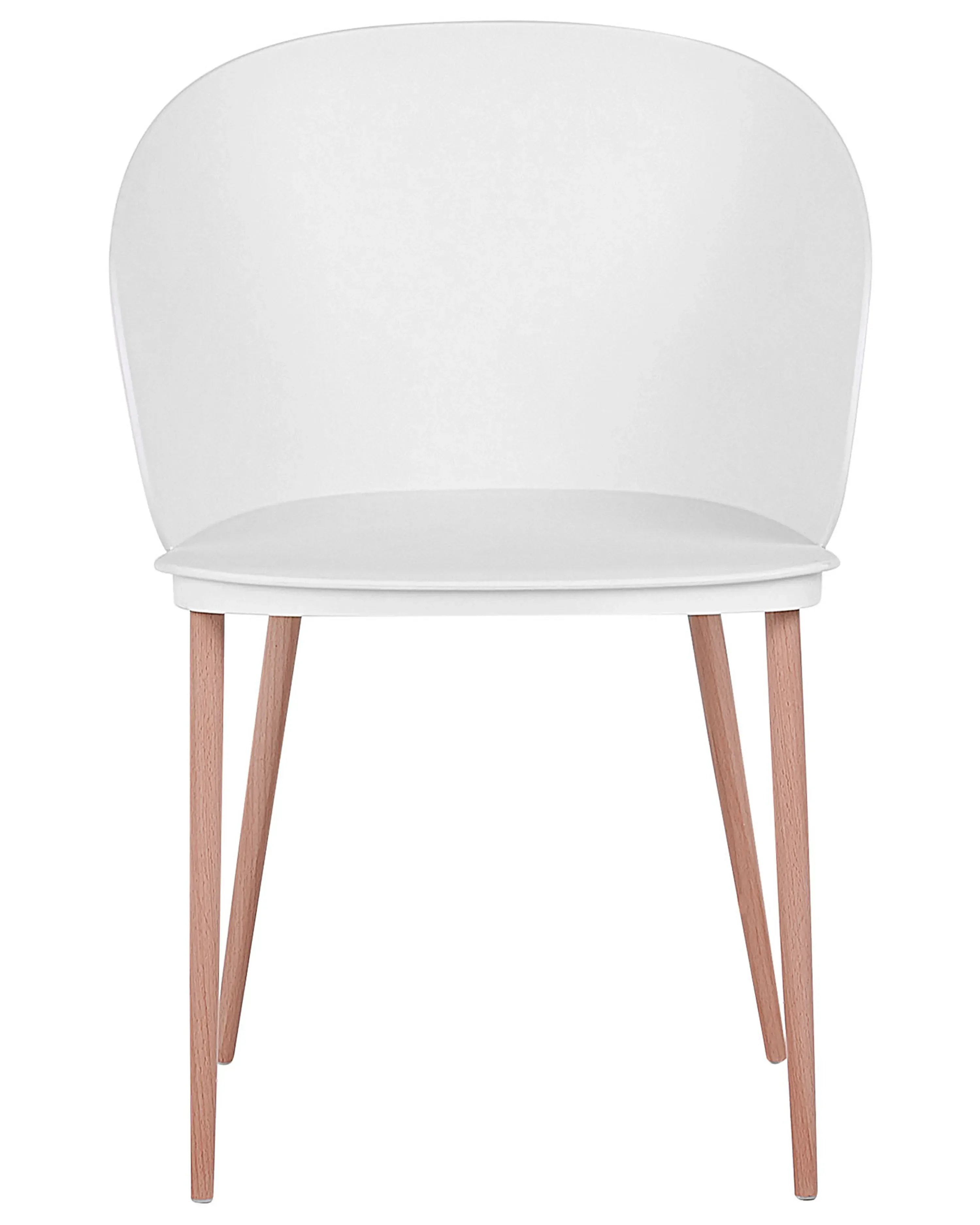Set di 2 sedie da pranzo Bianco