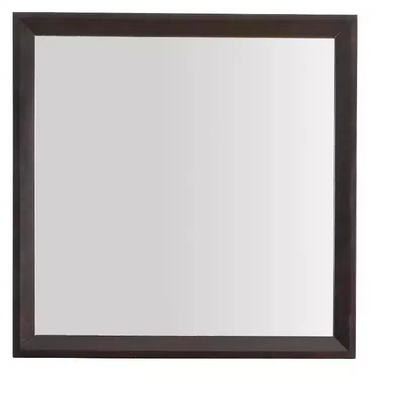 Passion Furniture 36 in. x 36 in. Classic Square Framed Dresser Mirror