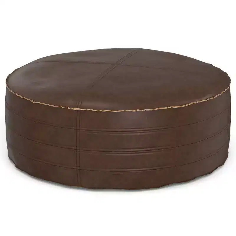 32 Wendal Round Coffee Table Pouf - WyndenHall