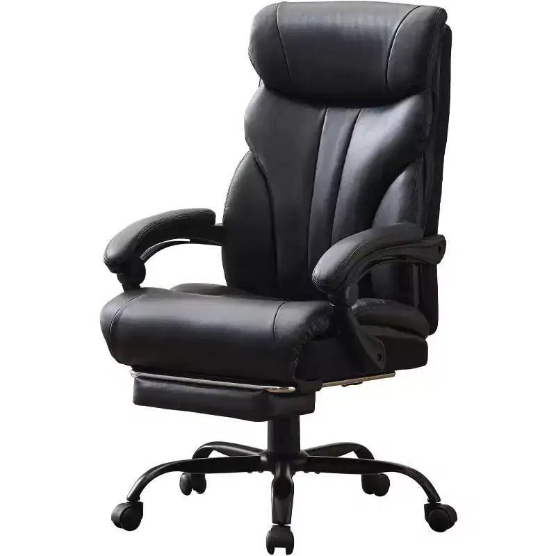 Ergonomic Office Chair, PU Gaming Chair, Adjustable Height 90 to 135 Degree Reclining, Backrest 360 Degree Swivel Wheels, 350 Lbs Capacity for Office