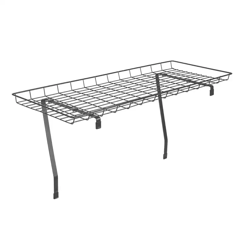 Rear Display Over-The-Washer Storage Shelf to Organize and Store Laundry Room Supplies