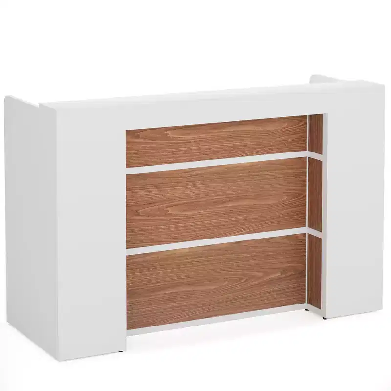 Lantine 63 Inches LED Lights Reception Desk