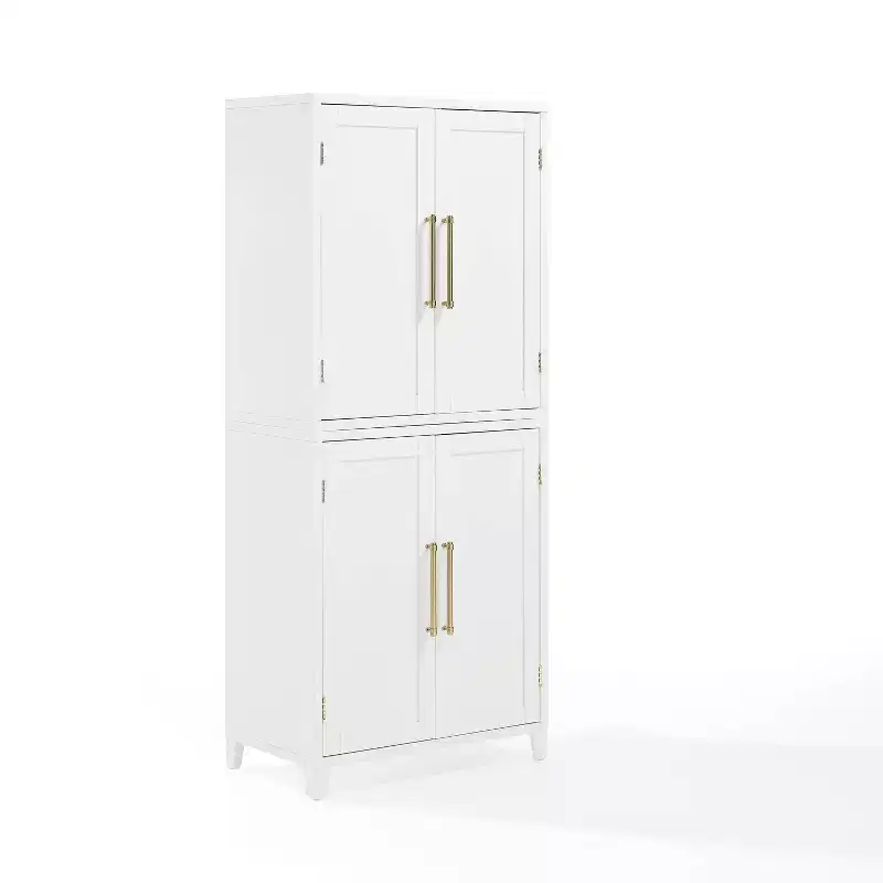 Crosley 70 Roarke Kitchen Pantry Storage Cabinet White