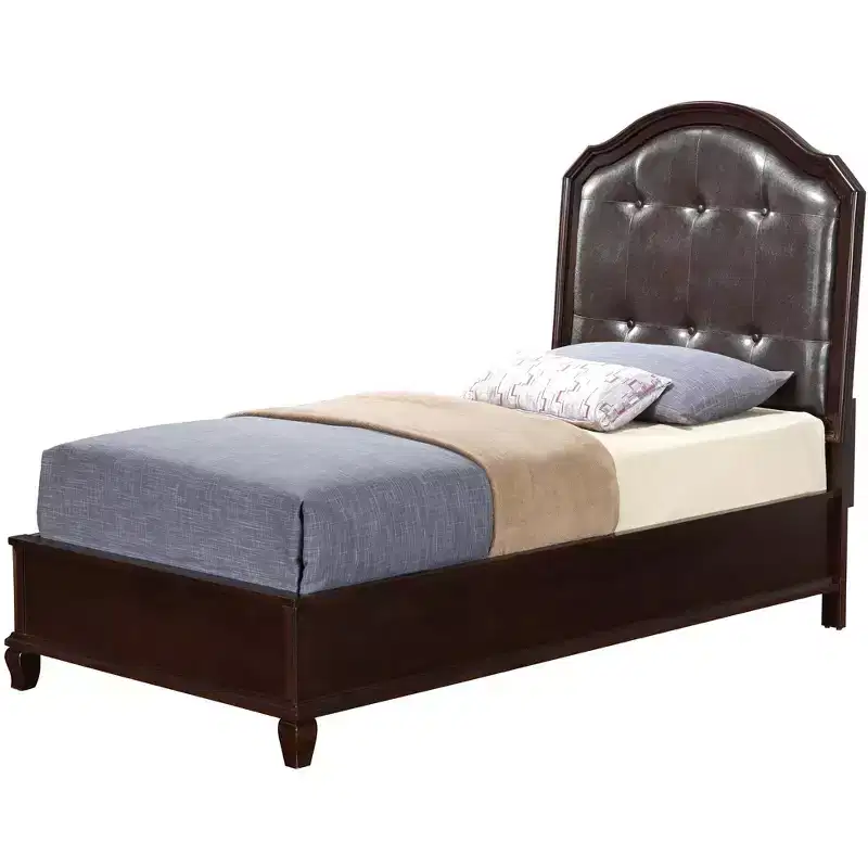Upholstered Panel Bed, Multiple Sizes