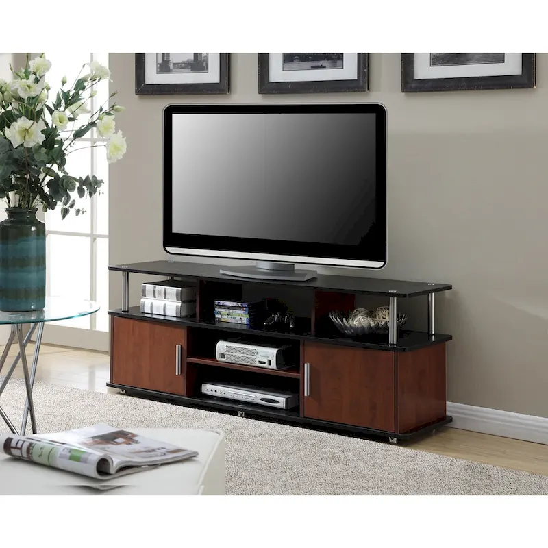 65 inch TV Stand with Storage Cabinets and Shelves