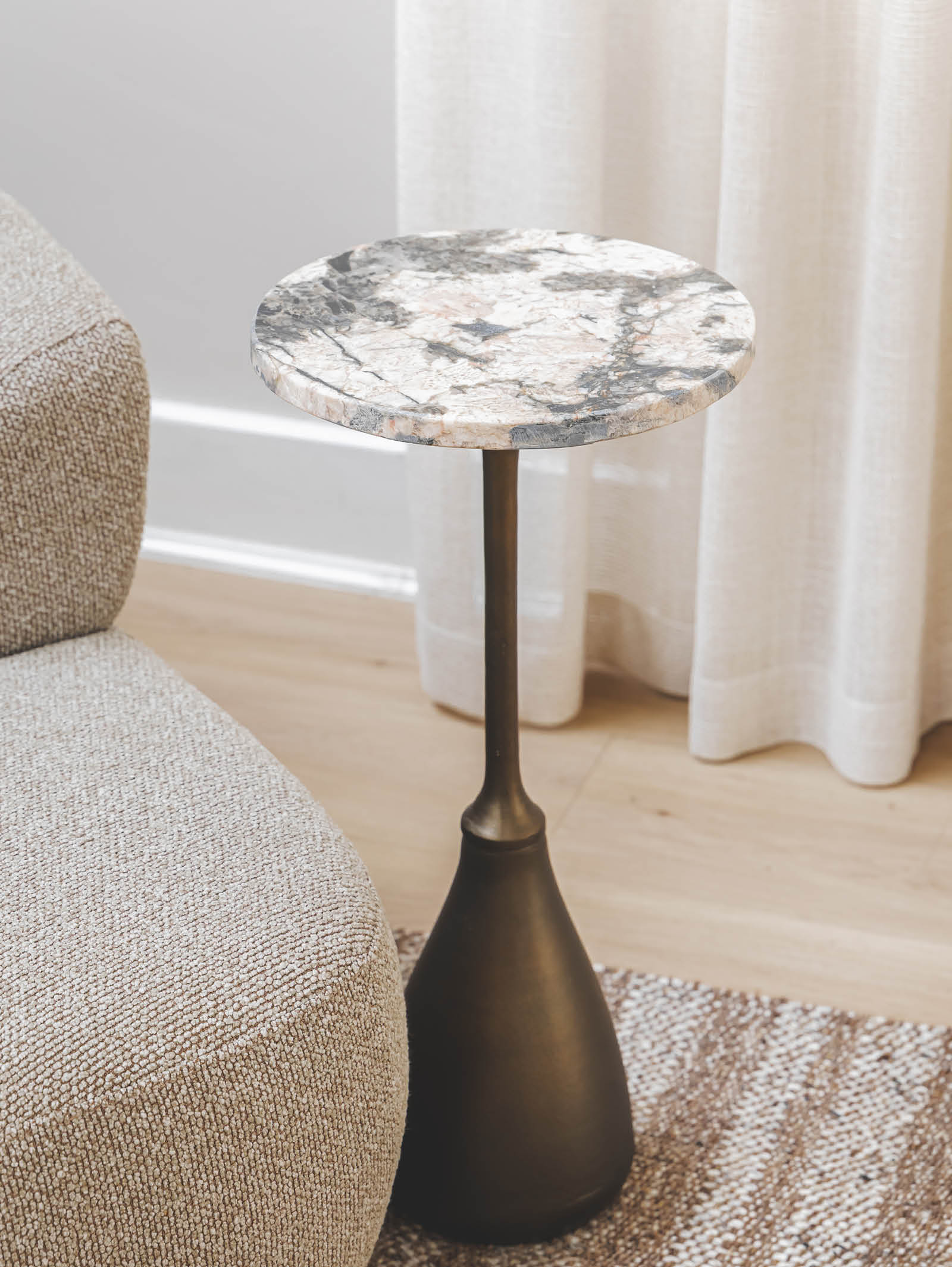 Aluminium Side Table for Patio