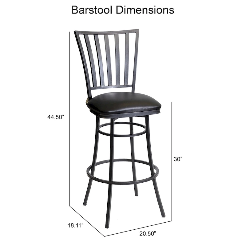 Copper Grove Stewart Commercial Grade Swivel Bar Stool