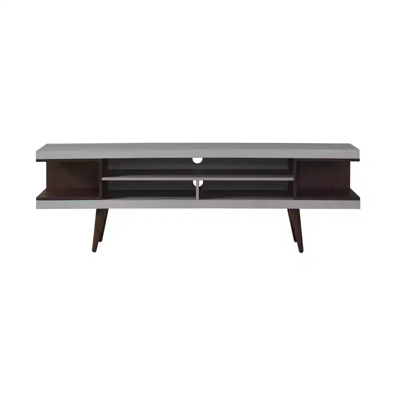 Wood TV Stand 70.87''W with 5 Storage Shelves