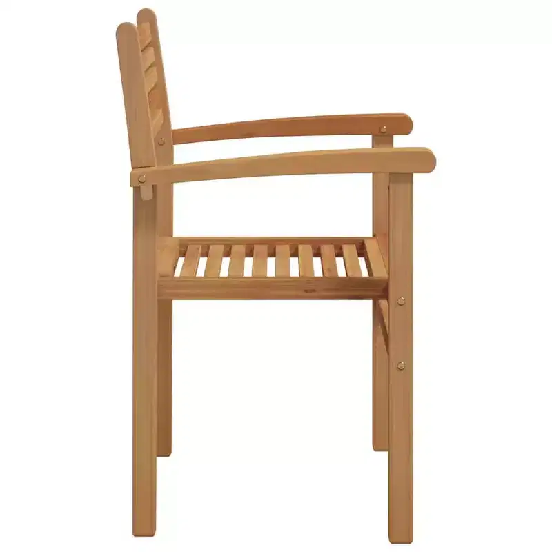 vidaXL Chair 8 pcs 56 x 55 x 90.5 cm Solid Teak Wood