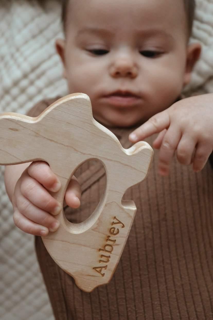 Bunny Wooden Grasping Toy