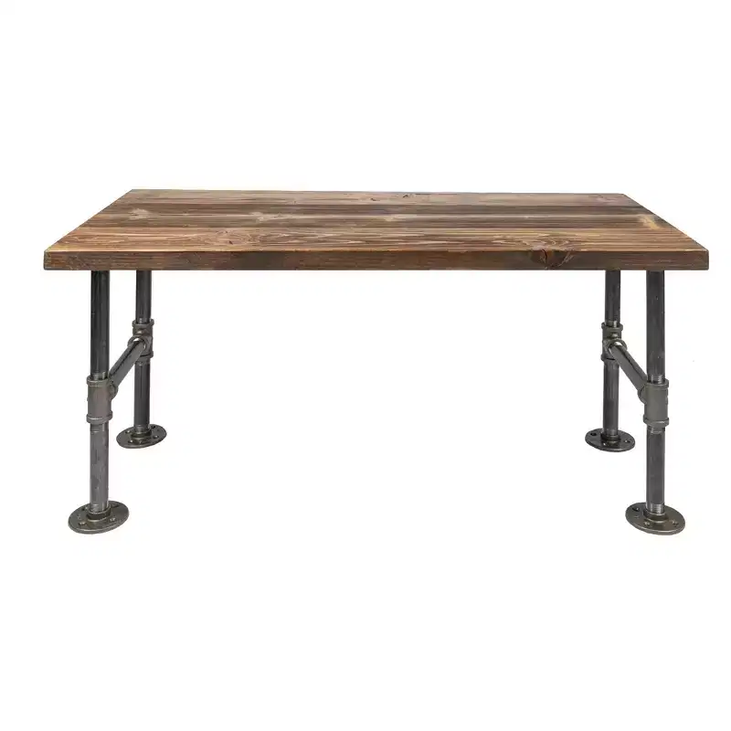 RESTORE Trail Brown Solid Wood Coffee Table by Pipe Decor